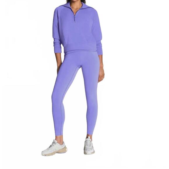 NEW SPANX airessentials half zip top in amethyst - Picture 4 of 5